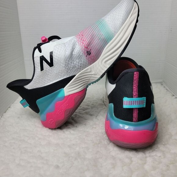 New Balance Fuel Cell Rebel TR V1 Mens Size 11.5 White Pink CyberJade Great Co - Picture 5 of 9